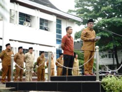 Awal Tahun 2024: Bupati Tanah Datar Eka Putra Pimpin Apel Gabungan