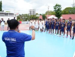 Bupati Tanah Datar Buka Open Turnamen Larak’s Invitation Basketball 2025
