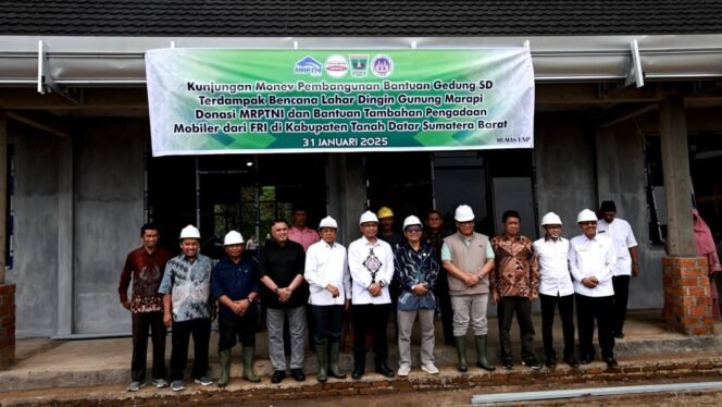 
 Berkah Banjir Bandang, SDN 11 Lawang Mandahiliang Dapat Bantuan Pembangunan Sekolah