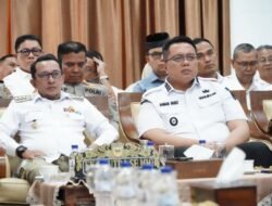 Bupati dan Wabup Saksikan Presiden Launching Logo HUT RI Secara Daring