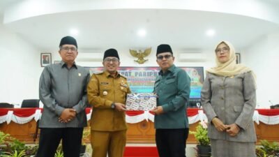 DPRD Tanah Datar Gelar Paripurna Pandangan Umum Fraksi terhadap Tiga Ranperda Prioritas
