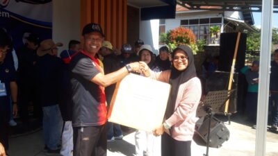 Hut ke 14, DPD Nasdem Tanah Datar Gelar Jalan Santai