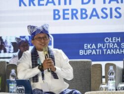 Hadiri Rakornas ICCN, Bupati Eka Putra Paparkan Dukungan Ekraf Ke Menteri Ekraf RI