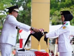 Upacara Peringatan HUT Kemerdekaan RI ke 80 Di Tanah Datar Berjalan Khidmat