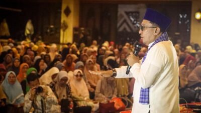 Bupati Tanah Datar Hadiri Tabligh Akbar dan Doa Bersama untuk Korban Bencana Galodo