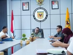 Bupati Rakor Bersama Satgas RR Pasca Bencana